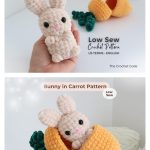 Amigurumi Bunny in Carrot Sleeping Bag Crochet Pattern