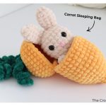 Amigurumi Bunny in Carrot Sleeping Bag Crochet Pattern