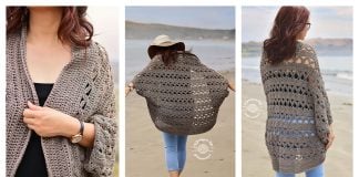 Aurora Lace Shrug Free Crochet Pattern and Video Tutorial