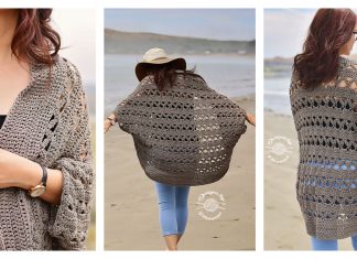 Aurora Lace Shrug Free Crochet Pattern and Video Tutorial