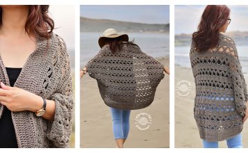 Aurora Lace Shrug Free Crochet Pattern and Video Tutorial