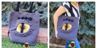 Dragon Eye Tote Bag Free Crochet Pattern
