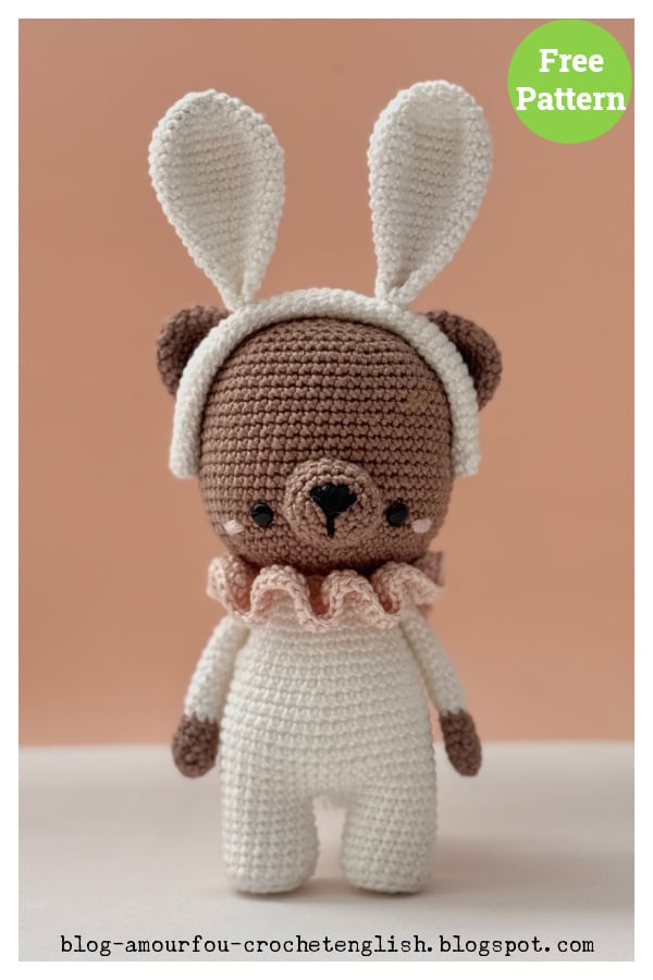 Easter Bear Amigurumi Free Crochet Pattern