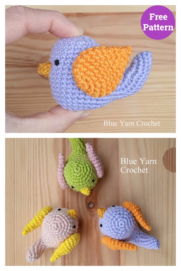 Little Spring Bird Free Crochet Pattern