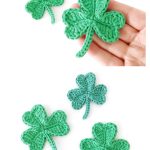 Shamrock Applique Free Crochet Pattern