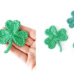 Shamrock Applique Free Crochet Pattern