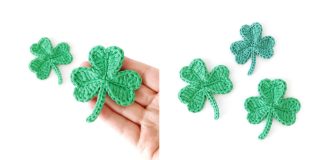 Shamrock Applique Free Crochet Pattern
