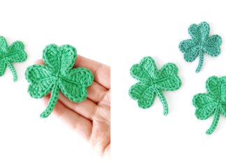 Shamrock Applique Free Crochet Pattern