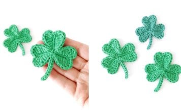 Shamrock Applique Free Crochet Pattern