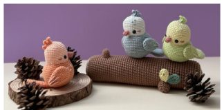 Spring Birds Amigurumi Free Crochet Patterns