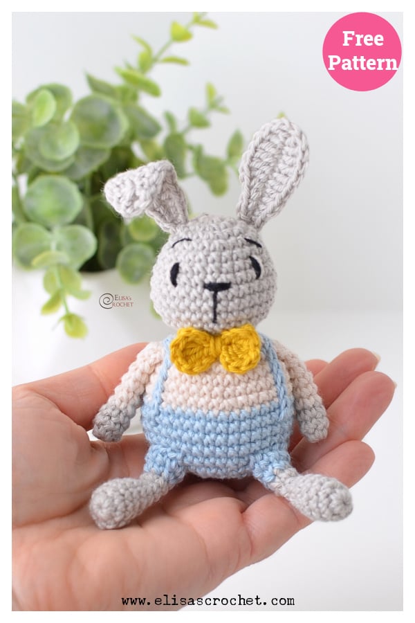 Zippy the Bunny Amigurumi Free Crochet Pattern