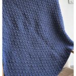 C2C Moss Stitch Blanket Free Crochet Pattern and Video Tutorial