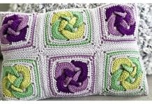 Celtic Knot Pillow Free Crochet Pattern and Video Tutorial Celtic Knot Pillow Free Crochet Pattern and Video Tutorial
