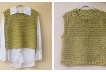 Cotton Candy Dot Slipover Free Crochet Pattern