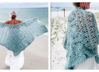 Cypress Key Wrap Free Crochet Pattern and Video Tutorial
