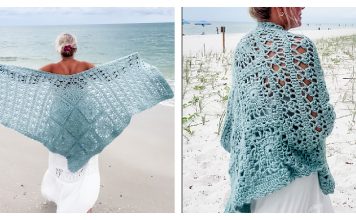 Cypress Key Wrap Free Crochet Pattern and Video Tutorial