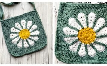 Daisy Bag Free Crochet Pattern