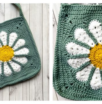 Daisy Bag Free Crochet Pattern