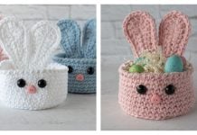 Easter Bunny Basket Free Crochet Pattern