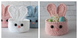 Easter Bunny Basket Free Crochet Pattern