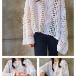 Flowy Boho Lace Top Free Crochet Pattern