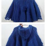 Girls Hooded Poncho Free Pattern and Video Tutorial