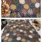 Hygge Burst Hexie Blanket Free Crochet Pattern