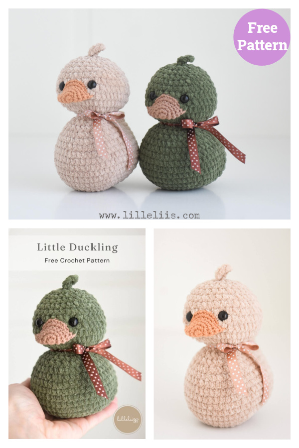 Little Duckling Amigurumi Free Crochet Pattern