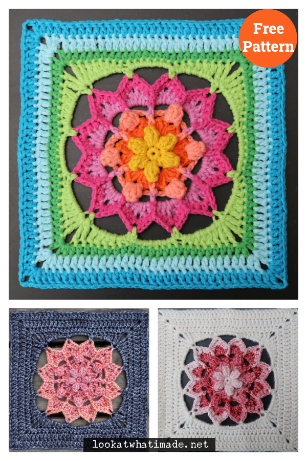 Mary's Moment Square Free Crochet Pattern