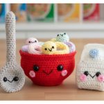 Milk and Cereal Bundle Amigurumi Free Crochet Pattern
