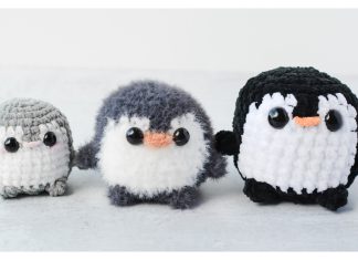 Pocket Penguin Free Crochet Pattern and Video Tutorial