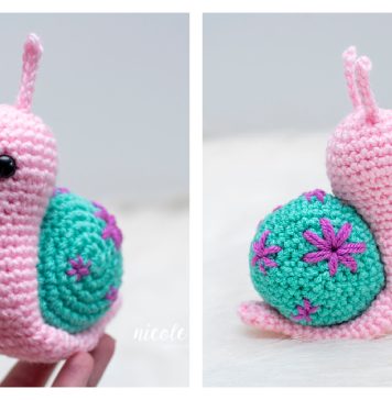Shelly The Snail Amigurumi Free Crochet Pattern