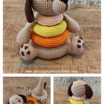 Stackable Dog Amigurumi Free Crochet Pattern