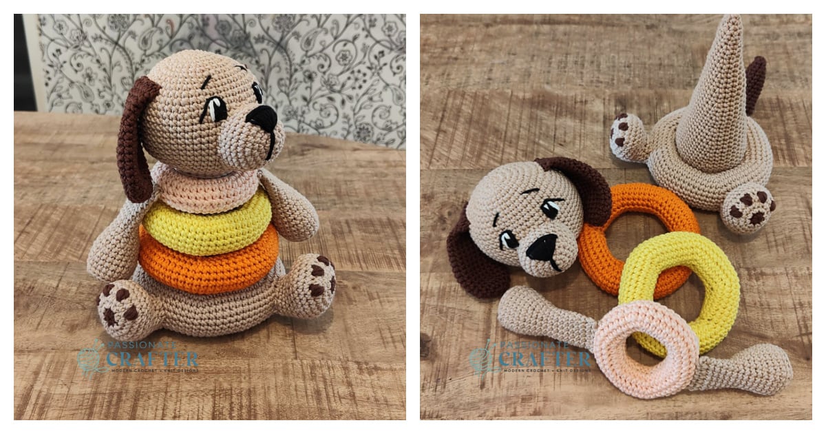 Stackable Dog Amigurumi Free Crochet Pattern