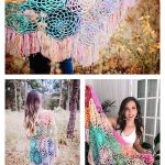 Stash Buster Motif Shawl Free Crochet Pattern and Video Tutorial