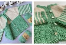 Sweet Stripes Baby Cardigan Free Crochet Pattern Sweet Stripes Baby Cardigan Free Crochet Pattern