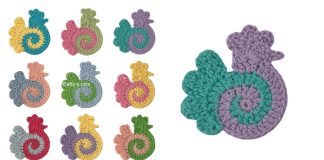 Swirly Spiral Chicken Free Crochet Pattern