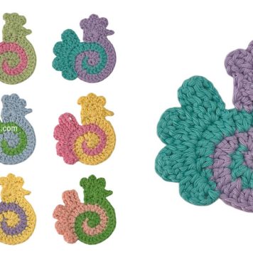 Swirly Spiral Chicken Free Crochet Pattern