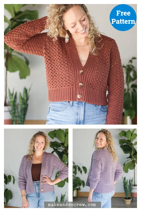 Thicket Cardigan Free Crochet Pattern