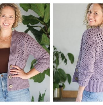 Thicket Cardigan Free Crochet Pattern