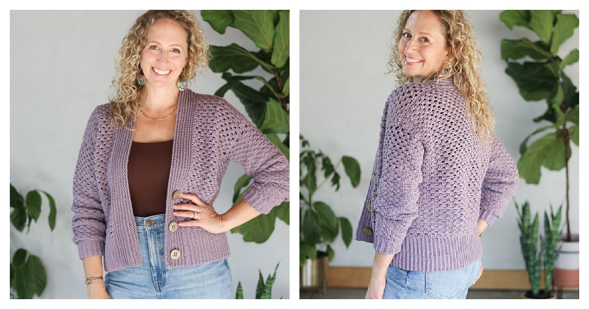 Thicket Cardigan Free Crochet Pattern