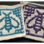 Tunisian Mosaic Bee Potholder Free Crochet Pattern and Video Tutorial