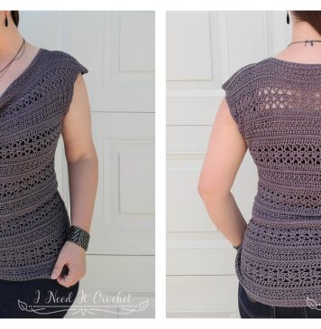 All About That Drape Top Free Crochet Pattern