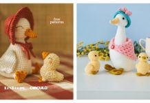 Amigurumi Mother and Duckling Crochet Patterns