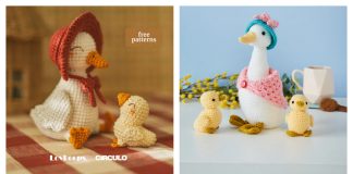 Amigurumi Mother and Duckling Crochet Patterns