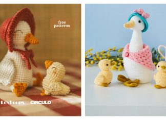 Amigurumi Mother and Duckling Crochet Patterns
