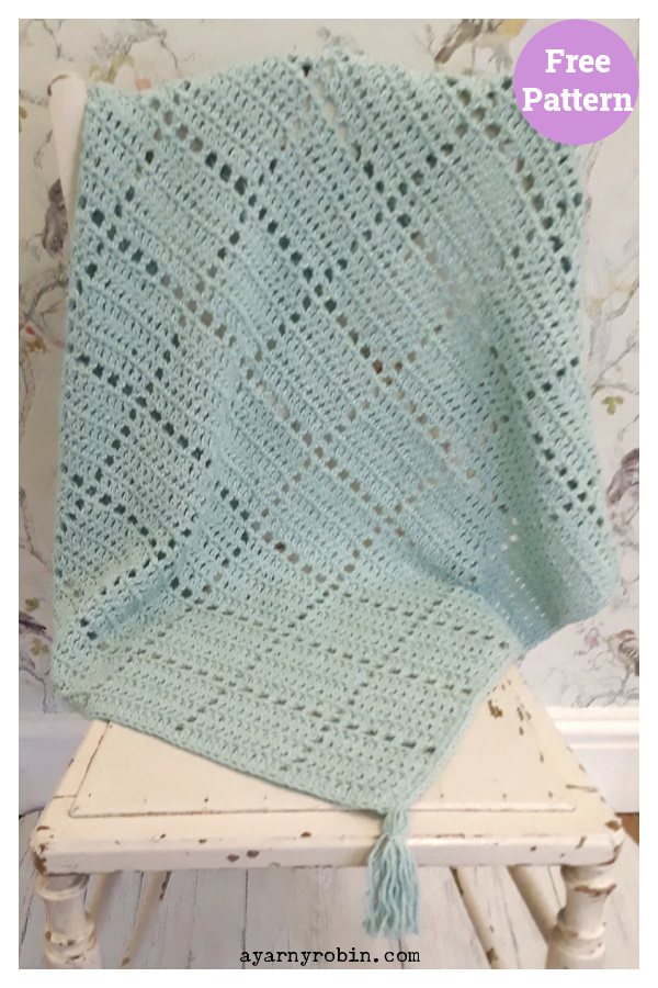 Angelece Baby Blanket Free Crochet Pattern
