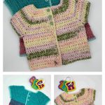 Baby Cardigan Free Crochet Pattern