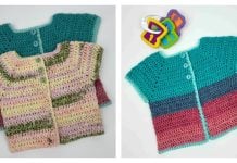 Baby Cardigan Free Crochet Pattern