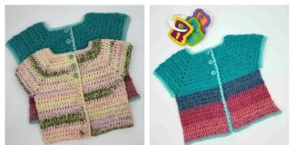 Baby Cardigan Free Crochet Pattern